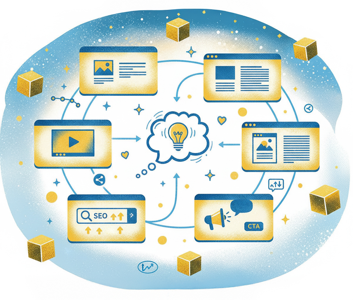 Strategia integrata di content marketing