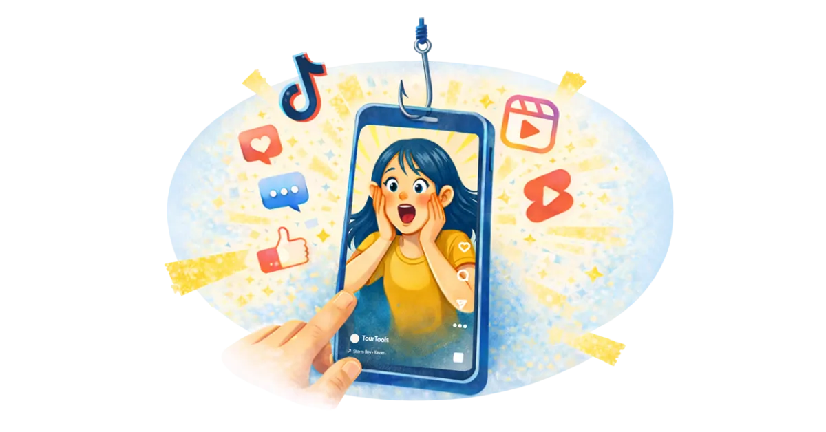 Il gancio visivo nei video brevi: come catturare l’attenzione su Reel, TikTok e Shorts